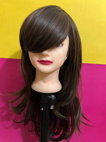 Luxe Crown Full-Head Wig showing hair colour, part and finished length