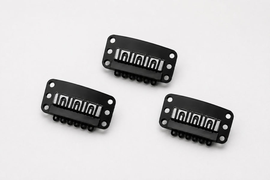 Signature Grip Extension Clip Trio showing clip construction and finish