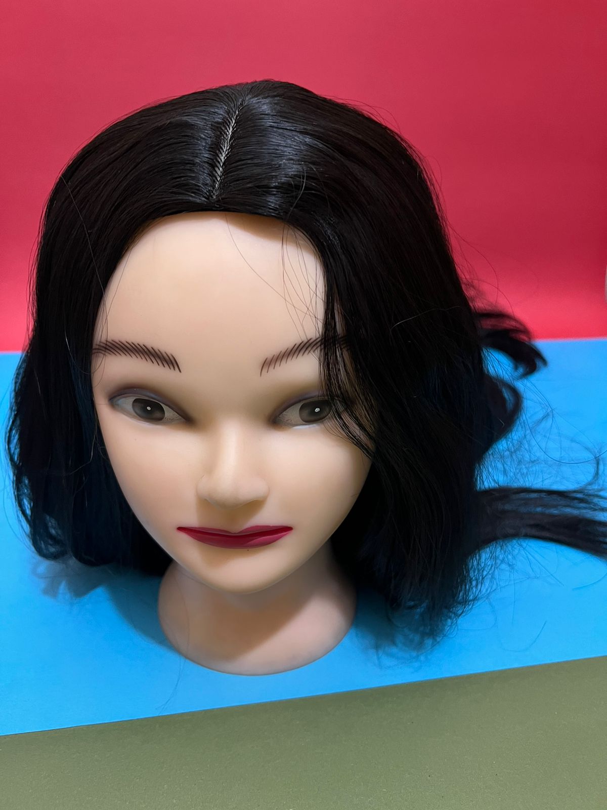 Luxe Crown Full-Head Wig showing hair colour, part and finished length