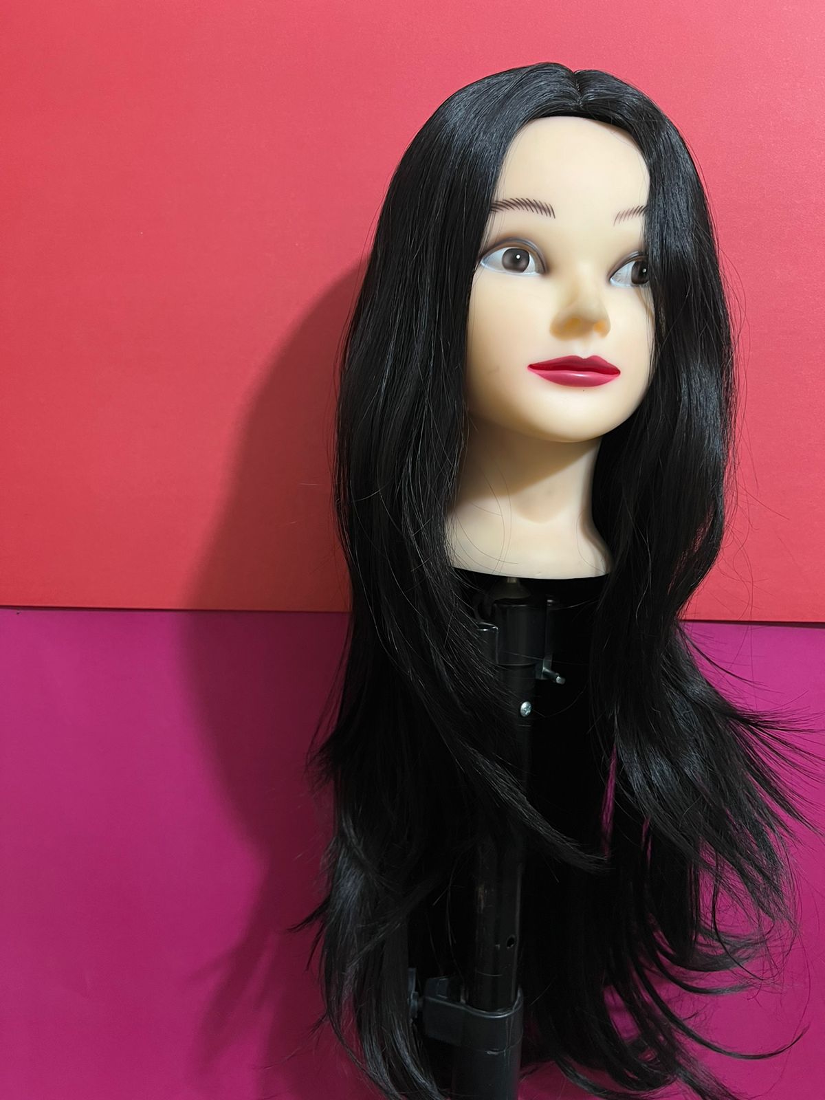 Luxe Crown Full-Head Wig showing hair colour, part and finished length