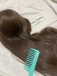 Luxe Crown Full-Head Wig showing hair colour, part and finished length