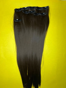 Essential Luxe 10-Clip Hair Extension Set showing hair colour, texture and attachment detail