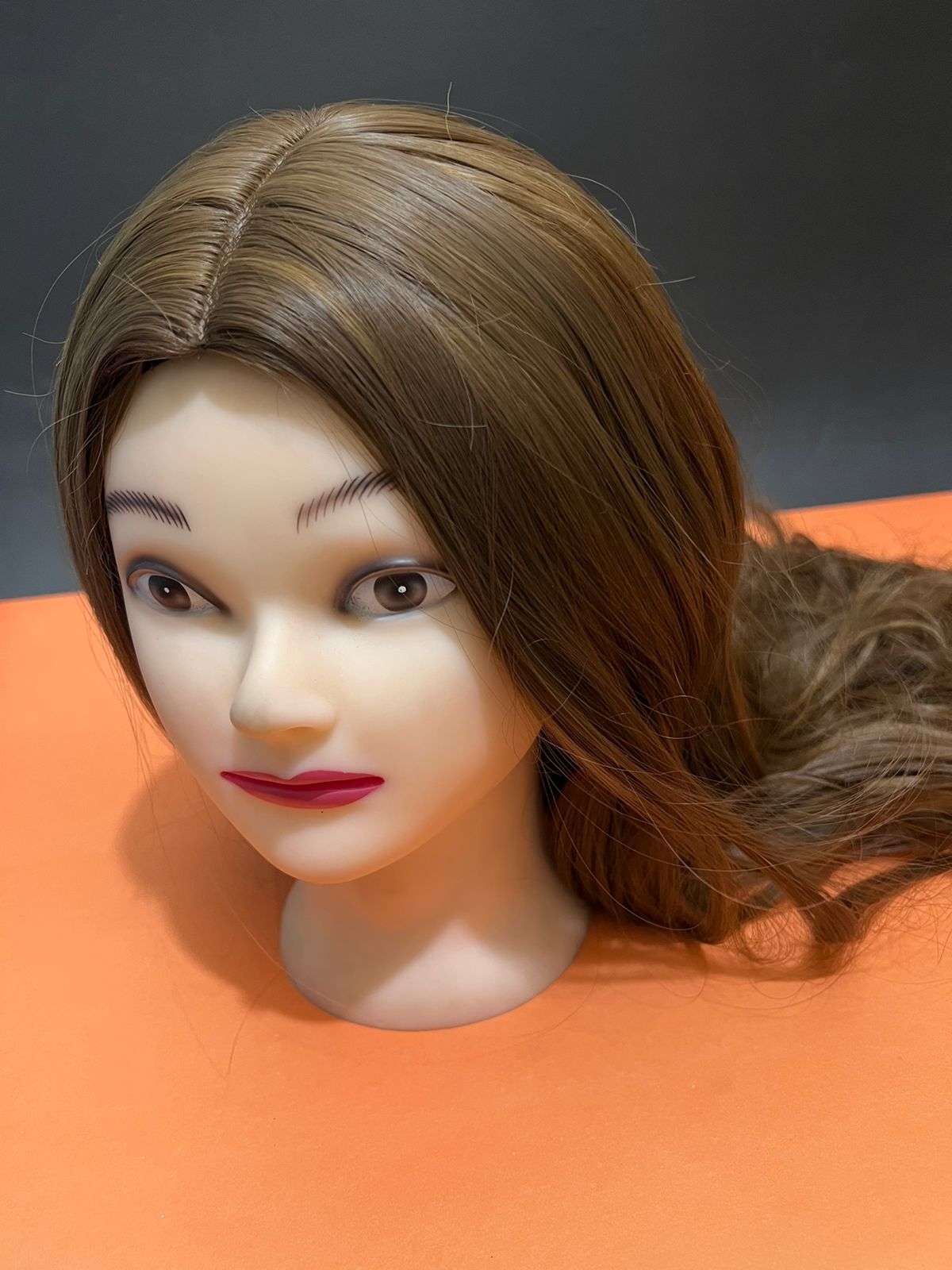 Luxe Crown Full-Head Wig showing hair colour, part and finished length