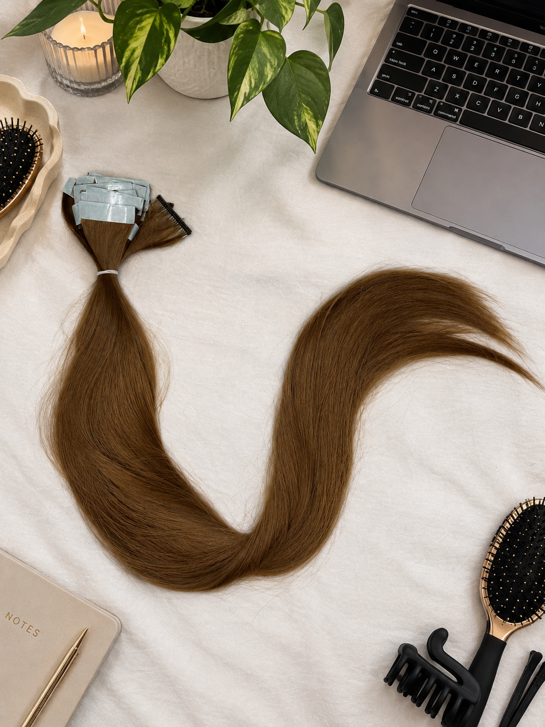 Invisible Tape-In Extensions – 10-Piece Set