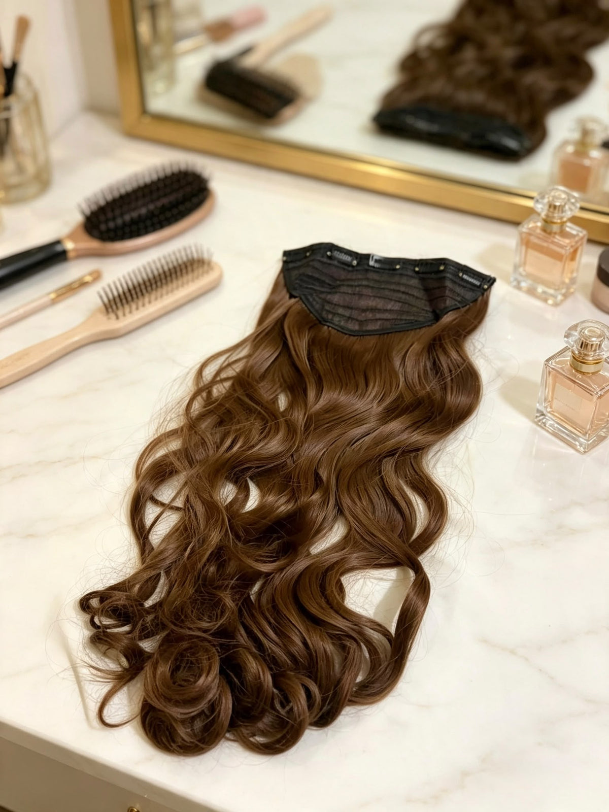 GlowLift 5-Clip One-Piece Extension CURLY 22 inches