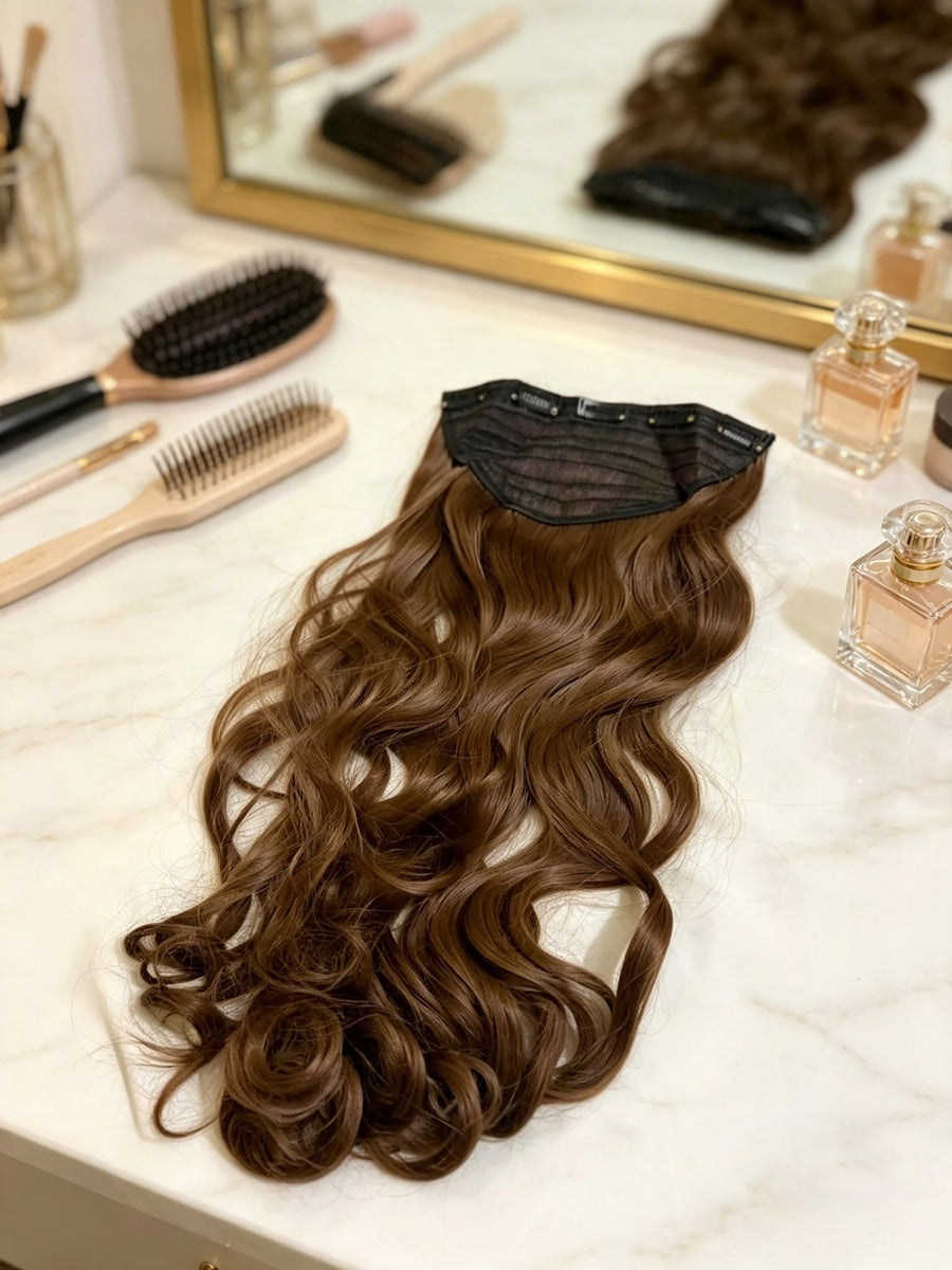 GlowLift 5-Clip One-Piece Extension CURLY 22 inches