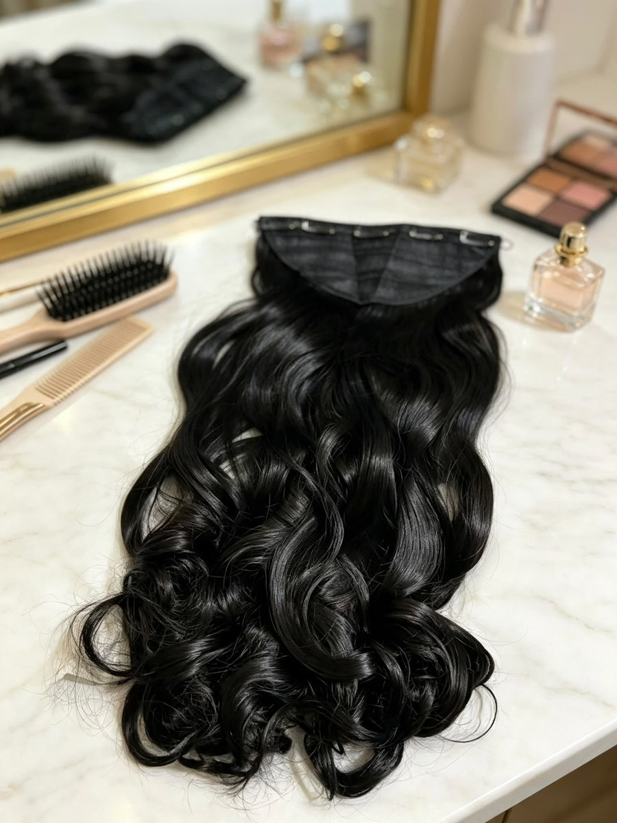 GlowLift 5-Clip One-Piece Extension CURLY 22 inches