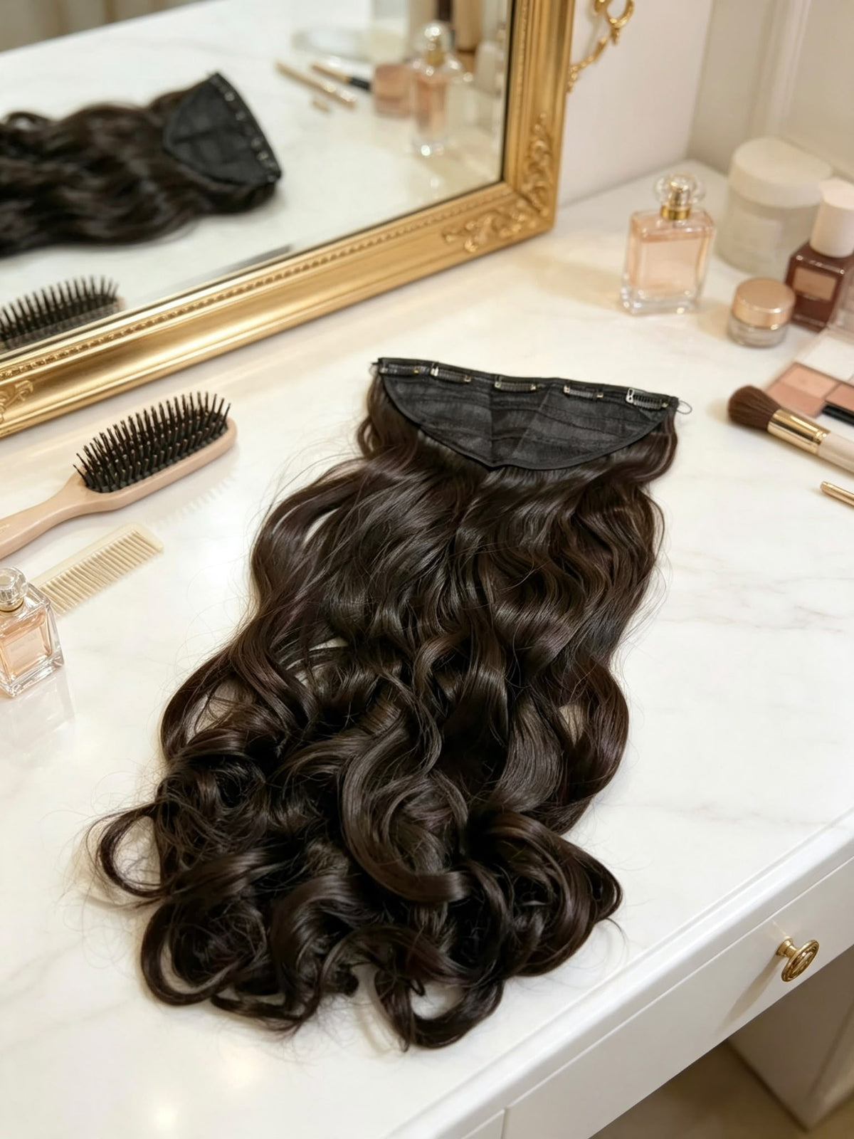 GlowLift 5-Clip One-Piece Extension CURLY 22 inches