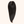 Natural-black CrownLift 20-inch mono topper with centre part on a warm ivory background
