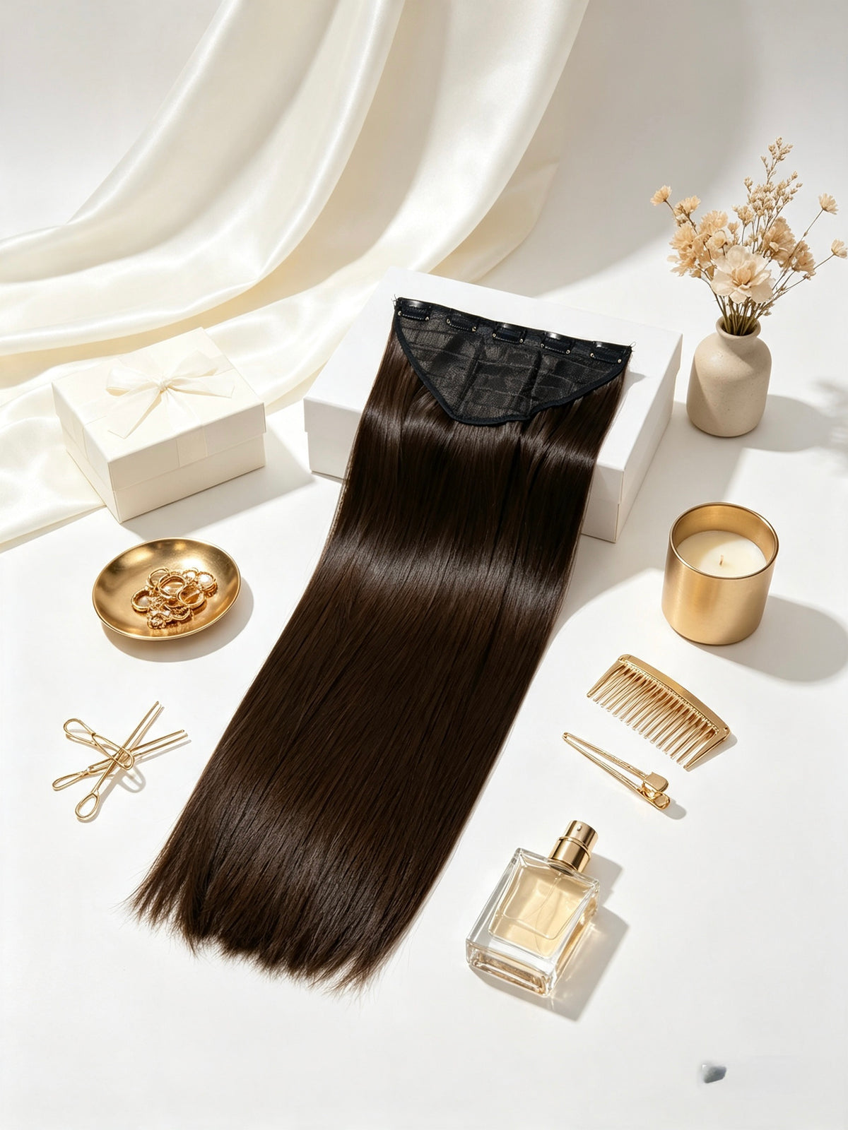 GlowLift 5-Clip One-Piece Extension STRAIGHT 26 inches