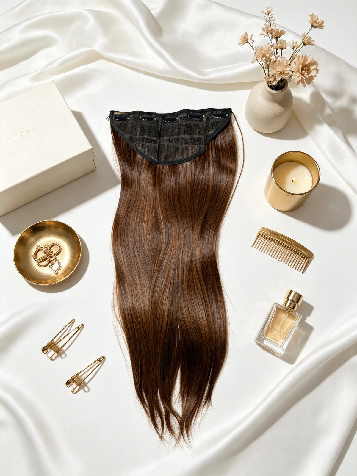 GlowLift 5-Clip One-Piece Extension STRAIGHT 26 inches