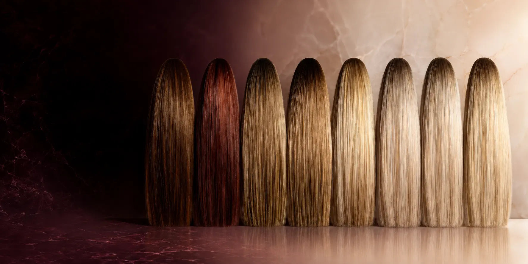 Hair extension shade selection